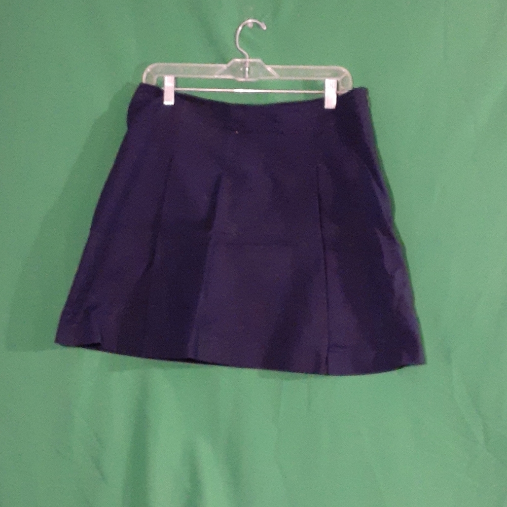 Ralph Lauren sz 10P navy blue A line skirt